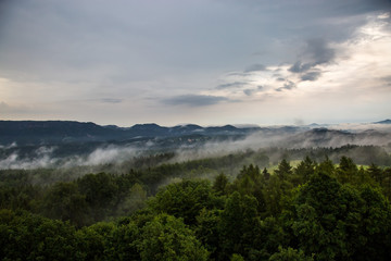 Obraz premium Aussicht von der neuer Turm in Janov