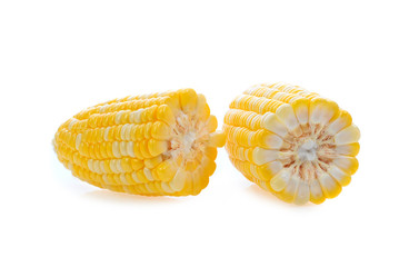 corn Seeds isolated on white background.