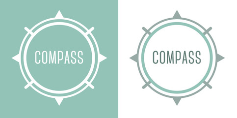Compass Icon Logo Design