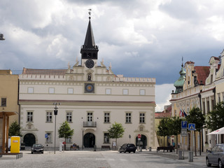 Fototapeta premium Square from the second half of the sixteenth century, Havlíčkův Brod, Czech Republic