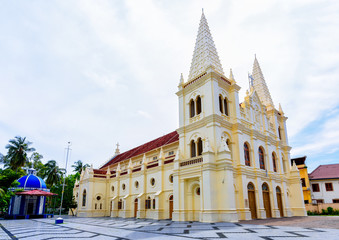Santa Cruz Basilica at Fort Kochi, Kerala, India.