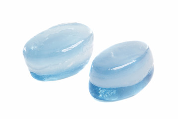 caramel candy with xylitol isolated