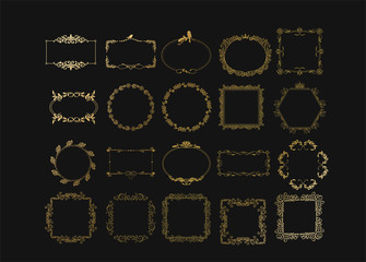 Set of Vector Vintage Elements.