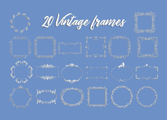 Set of Vector Vintage Elements.