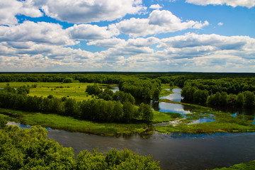 Fototapeta na wymiar The Voronezh River.