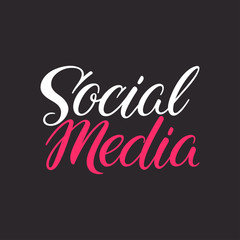 social media calligraphy