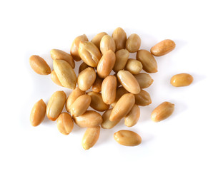 peanuts isolated on white background