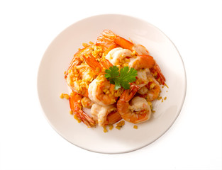 Fried Shrimp with garlic pepper