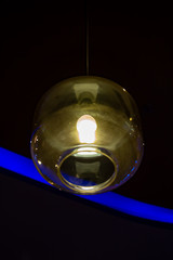 Round light bulbs for illumination at night