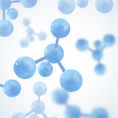Abstract molecules design. Molecular structure. Graphic illustration for your design