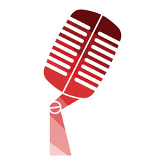 Old microphone icon