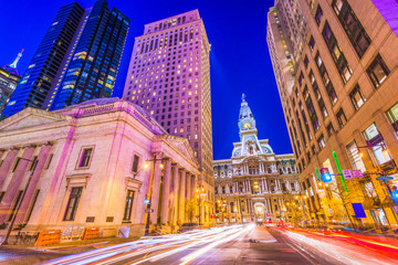 Philadelphia, Pennsylvania, USA on Broad Street