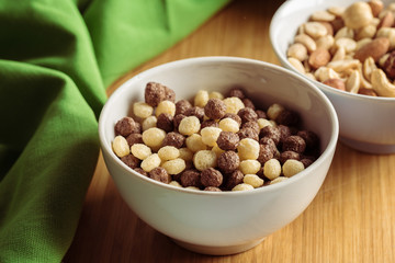 Healthy breakfast on the table