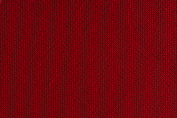 Red cloth background.