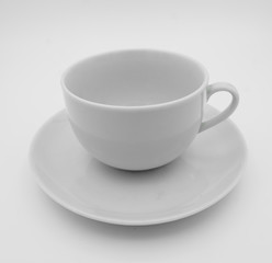 Cup Coffe White Isolated drink tea