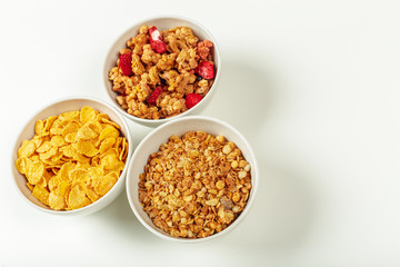 Obraz na płótnie Canvas Healthy diet breakfast ingredients