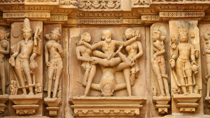 Templo Lakshmana, Templos del Oeste en Khajuraho, India