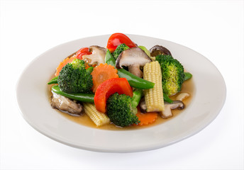 stir-fried mixed vegetables
