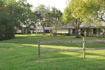 Quiet residential community in Sarasota Florida