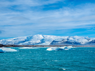 Fototapeta na wymiar Jokulsarlone iceberg lagoon in Iceland
