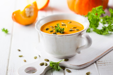 Pumpkin cream soup