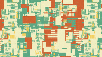 3D Abstract Background. Render