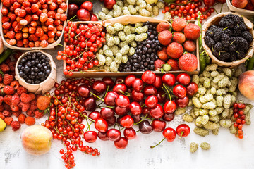 composition of different fruits