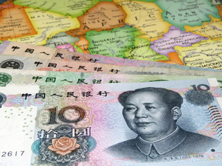 Yuan on the map of Africa. Chinese investment in Africa, lending to the African economy