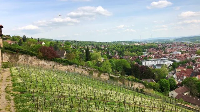 Esslingen am Neckar, Panorama &uuml;ber die Stadt 