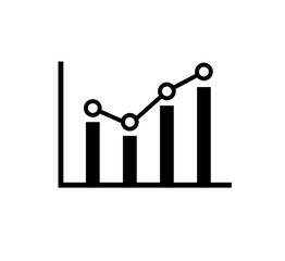 Business profit increase icon 