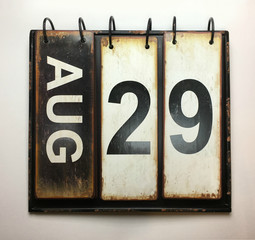 August 29

