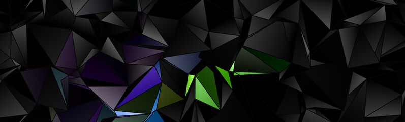 Abstract Low-Poly triangular modern background