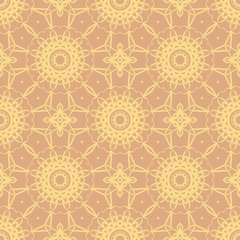 Line pattern on color background. Seamless geometric pattern. Vector illustration. For design, wallpaper, fashion, print.