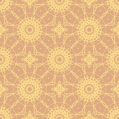 Line pattern on color background. Seamless geometric pattern. Vector illustration. For design, wallpaper, fashion, print.