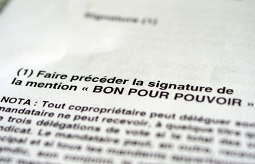 bon pour pouvoir, mandataire