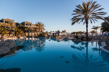 Fototapeta premium Happy holidays in the Canary Islands, Spain