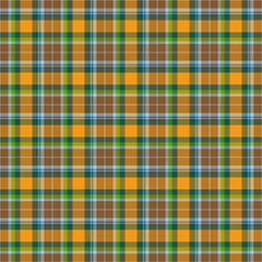 Tartan classic retro browwn ochre country western style seamless design