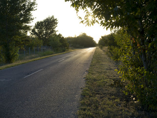 Obraz premium Scenic view of road, Kostol, Kladovo, Bor District, Serbia
