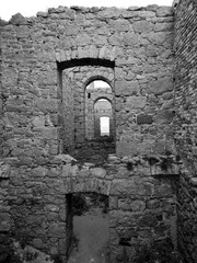 Slains Castle interior