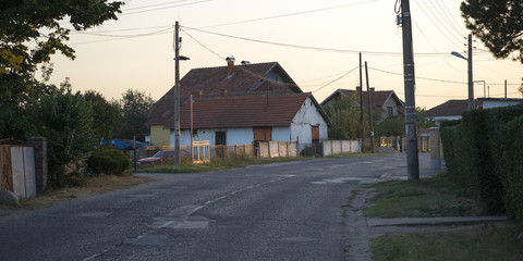 Fototapeta na wymiar Houses along a street, Kostol, Kladovo, Bor District, Serbia