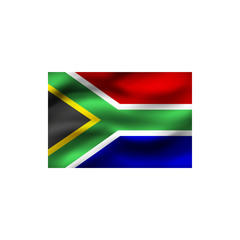 Flag of South Africa.