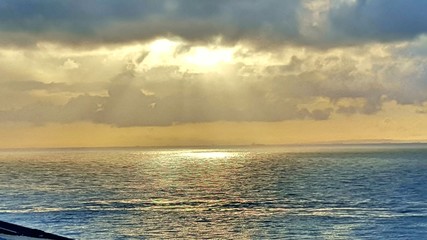 Sonnenuntergang auf dem Meer