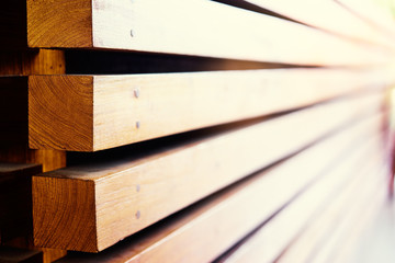 Wooden bar block pattern background.