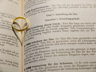 Scheidung der Ehe