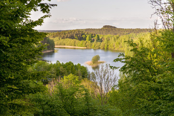 Widok z Góry Zamkowej w Szurpiłach