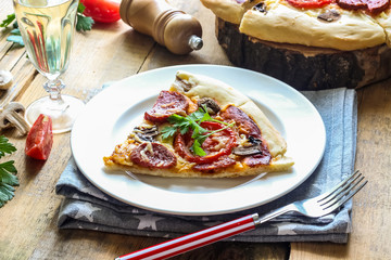 Tasty Italian pizza