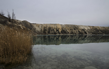Stone quarry in the Crimea