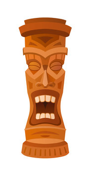 Hawiian totem Tiki