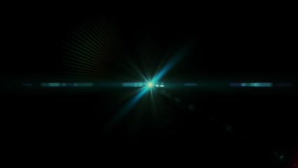 Real Lens Flare Shot in Studio over Black Background. Easy to add as Overlay or Screen Filter Photos