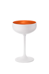 White matte glass for champagne